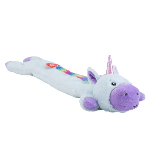 Charming Pet Longidudes Unicorn Extra Long Plush Dog Squeaker Toy 75cm