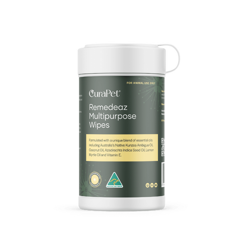 EquaCare CuraPet Remedeaz Multipurpose Wipes Great for Saddles 80 Pack