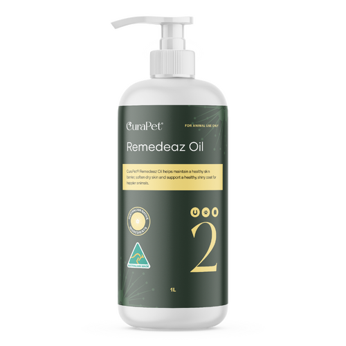 EquaCare CuraPet Remedeaz Skin Care Oil for Horses & Dogs 1L