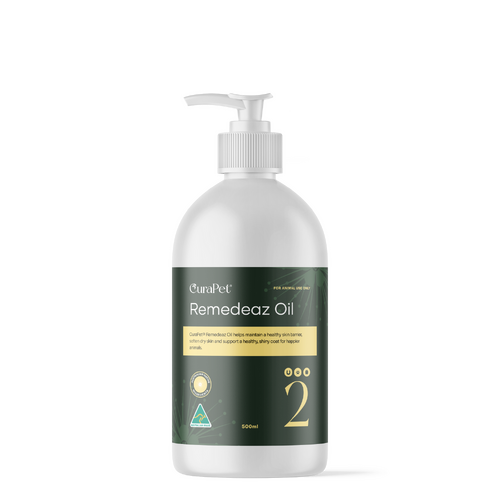 EquaCare CuraPet Remedeaz Skin Care Oil for Horses & Dogs 500ml