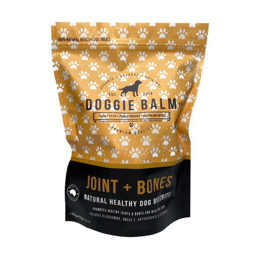 Doggie Balm Joint + Bones Natural Healthy Dog Biscuits Treats 300g