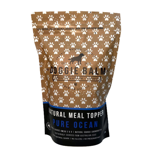 Doggie Balm Natural Meal Topper + Scoop Pure Ocean for Dogs 300g