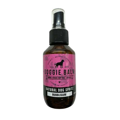 Doggie Balm Natural Dog Spritz Dog Cologne/Perfume Bubblegum 100ml