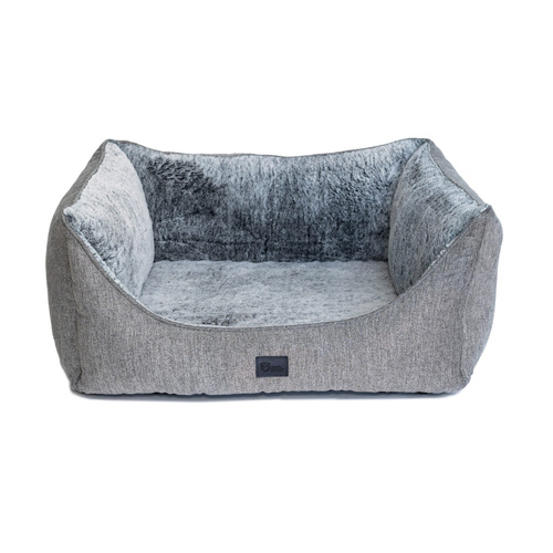 Superior Pet High Side Hideout Ortho Dog Bed Artic Faux Fur Large