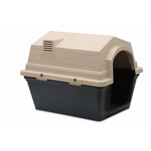 Superior Pet Moulded Plastic Kennel Low Maintenance for Dogs Large