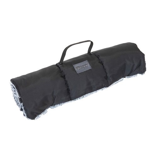 Superior Pet Goods Rollup Pet Dog Travel Mat Artic Faux Fur Large