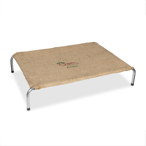 Superior Pet Framed Hessian / Jute Hypoallergenic Raised Dog Bed Large