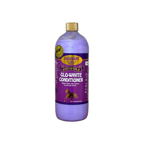 Equinade Showsilk Glo-White Grooming Conditioner for Horses 1L