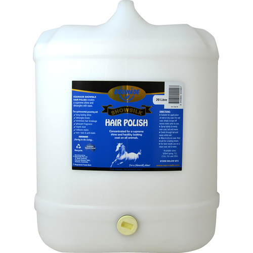 Equinade Showsilk Hair Polish Brightens Horse Coat 20L 