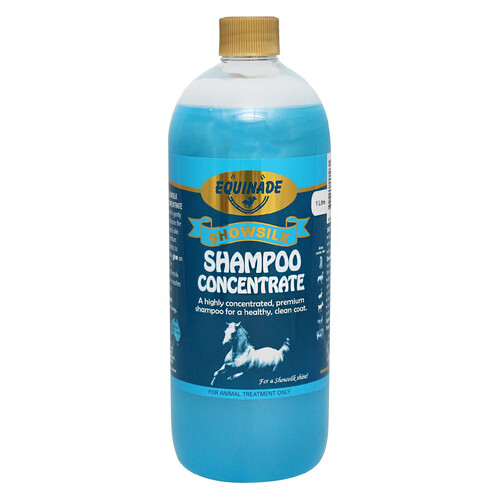Equinade Showsilk Pet Grooming Shampoo Concentrate for Horses 1L