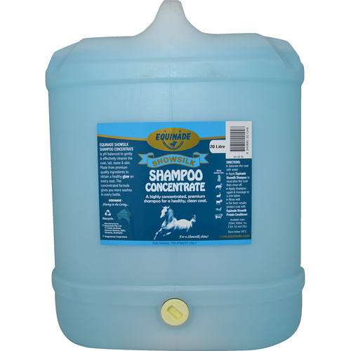 Equinade Showsilk Concentrate Quality Shampoo for Animal Treatment 20L 