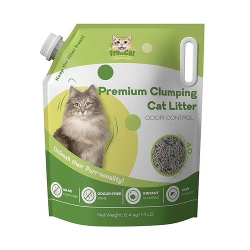 Freecat Premium Clumping Cat Litter Odor-Control Dust-Free 6.4kg
