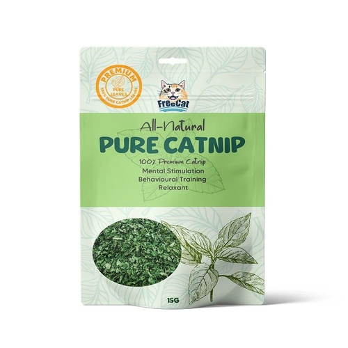 Freecat All-Natural Premium Pure Catnip for Cats & Kittens 15g