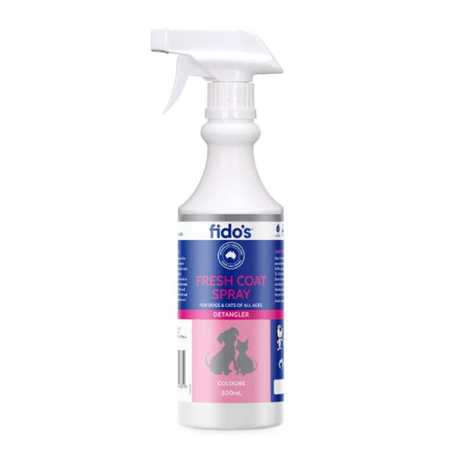 Fidos Fresh Coat Spray Detangler for Dogs & Cats of All Ages 500ml