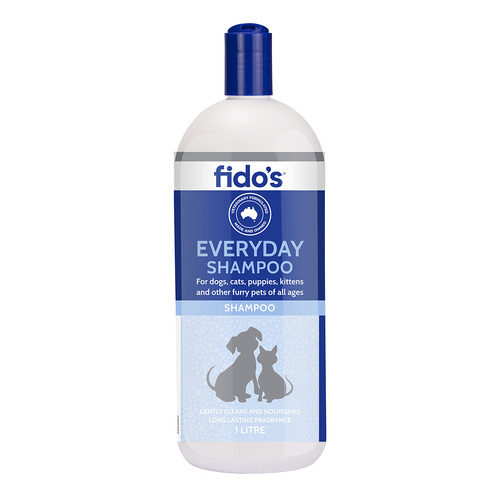 Fidos Everyday Dogs & Cats Grooming Soap Free Shampoo 1L 