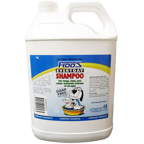 Fidos Everyday Dogs & Cats Grooming Soap Free Shampoo 20L