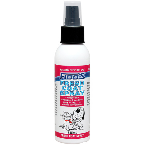 Fidos Fresh Coat Spray Conditioner & Deodorant Spray for Dogs & Cats 125ml