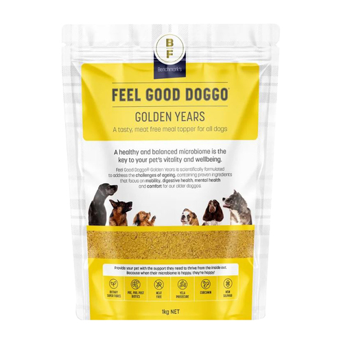 Feel Good Doggo Golden Years Meal Topper Dogs Food Supplement 1kg