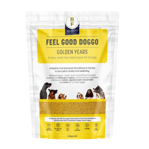 Feel Good Doggo Golden Years Meal Topper Dogs Food Supplement 500g