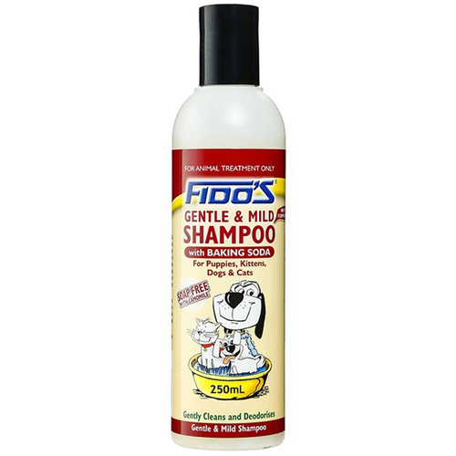 Fidos Gentle & Mild Dogs & Cats Shampoo with Baking Soda 250ml