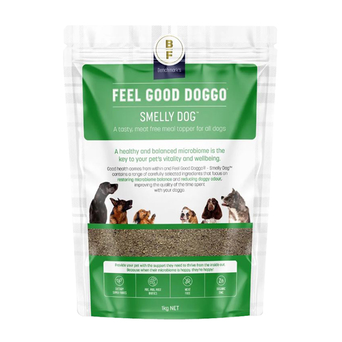 Feel Good Doggo Smelly Dog Meal Topper Dogs Food Supplement 1kg