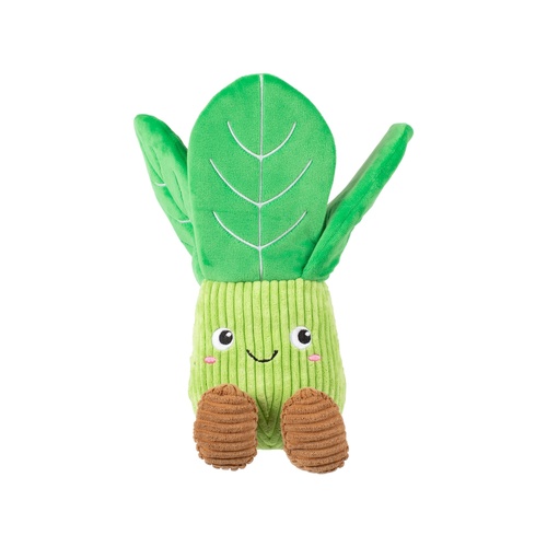 Fringe Studio I'll Be Bok Interactive Play Plush Dog Squeaker Toy