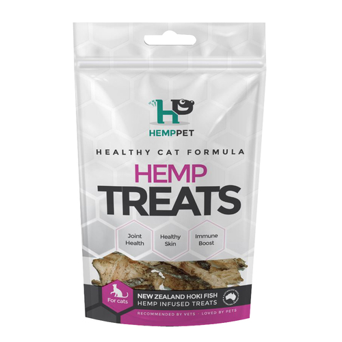 Hemp Pet Hemp Treats Cat Training Treats New Zealand Hoki Fish 70g