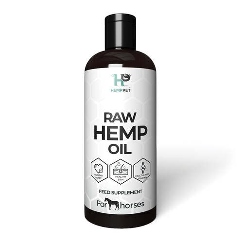 Hemp Pet Raw Hemp Nectar Oil Feed Supplement for Horses 500ml