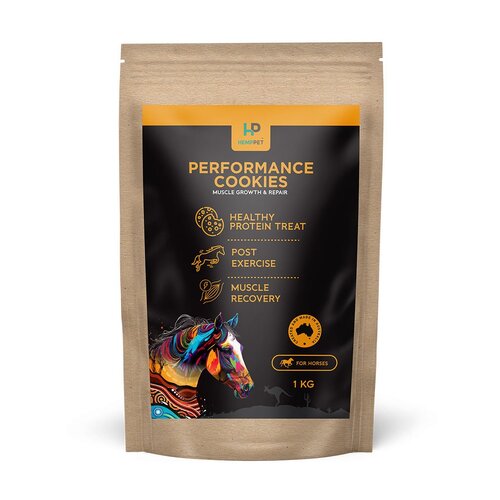 Hemp Pet Performance Cookies Muscle Growth & Repair Treats for Horses 1kg