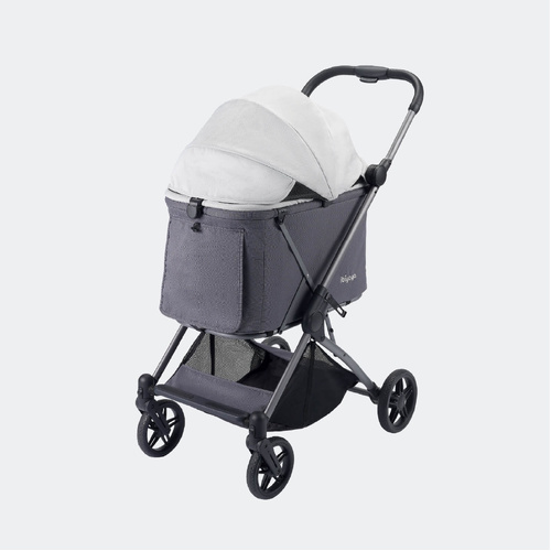 Ibiyaya Maxi Deep Carriage Pet Stroller with EVA-Rubber Wheels Forest Haze