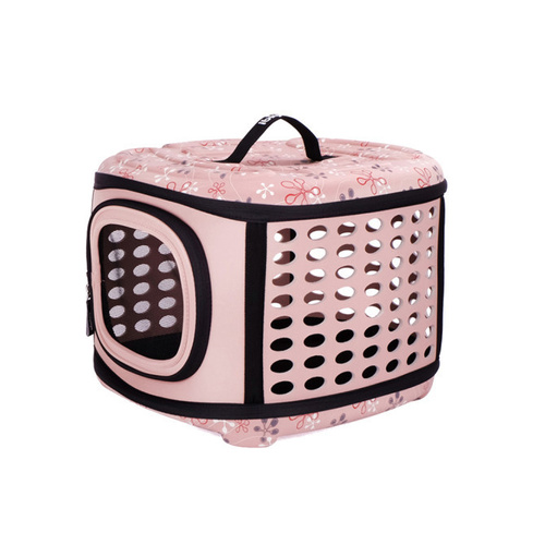 Ibiyaya Collapsible Travelling Pet Carrier for Dogs & Cats Tuscany