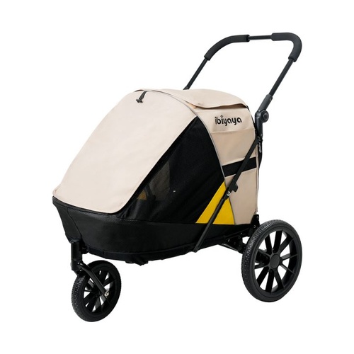 Ibiyaya Minika 3-in-1 Pet Stroller System Bicycle Trailer for Dogs Arizona Tan