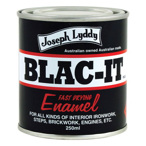 Joseph Lyddy Blac-It Fast Drying Hoof Enamel for Horses 250ml