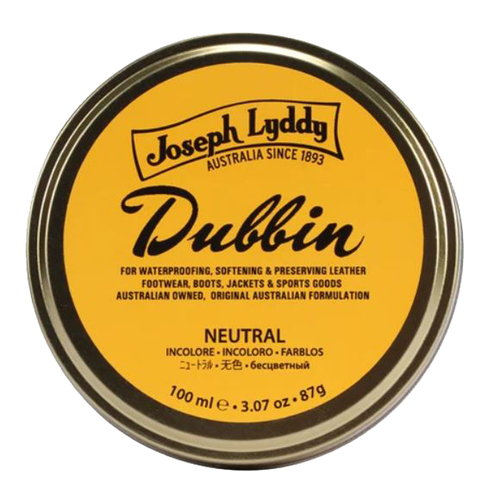 Joseph Lyddy Dubbin Neutral for Waterproofing & Preserving Leather Footwear 100g