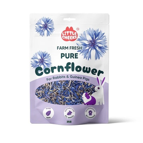 Little Cheeks Farm Fresh Pure Cornflower for Rabbits & Guinea Pigs 35g