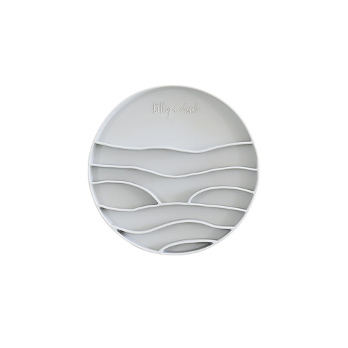 Lilly + Dash Lick Mat Silicone Slow Feeder Insert fits Pet Bowl Cloud