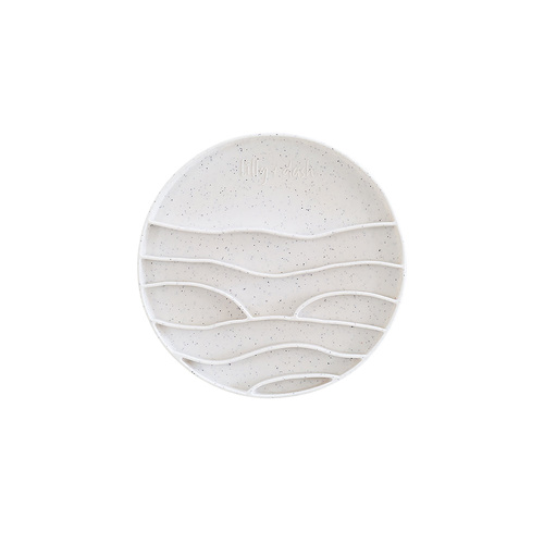 Lilly + Dash Lick Mat Silicone Slow Feeder Insert fits Pet Bowl Milk Speckle