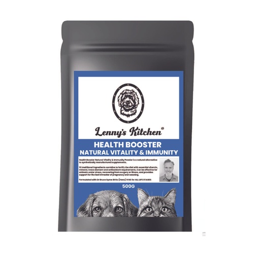 Lennys Kitchen Health Booster Natural Vitality & Immunity for Cats & Dogs 500g