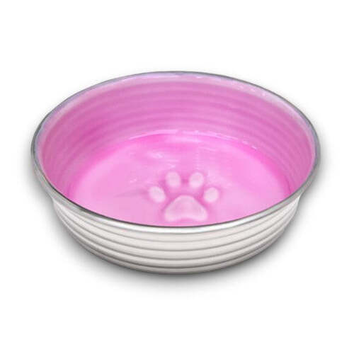 Loving Pets Le Bol Glazed Interior Dog Bowl Dishwasher Safe Rose XS