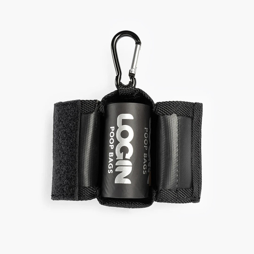 Login Textile Bag Holder with Composable Roll & Carabiner Clip