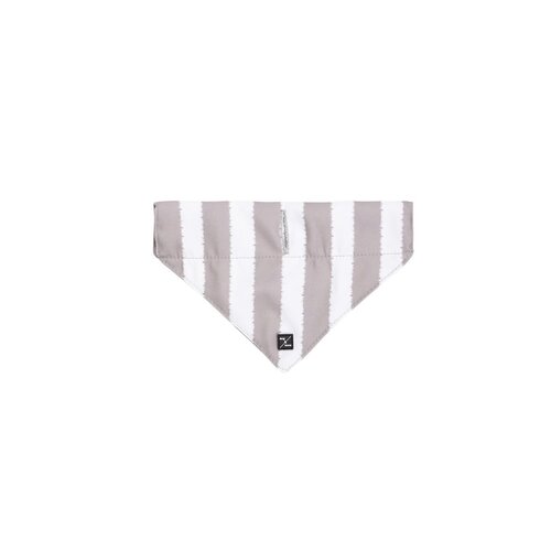 Mog & Bone Dog Bandana Dog Collar Accessory Latte Hamptons Stripe Print Small