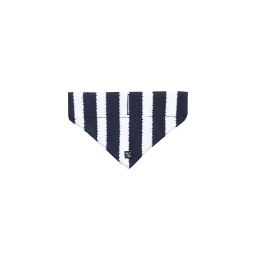 Mog & Bone Dog Bandana Dog Collar Accessory Navy Hamptons Stripe Print Small