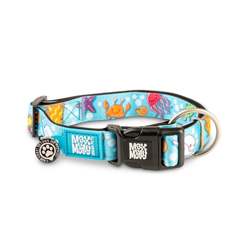 Max & Molly Smart ID Pet Dog Safety Collar incl Gotcha Tag Blue Ocean XS