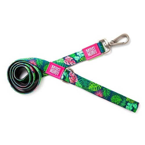 Max & Molly Short Safety Leash Soft Padding for Dogs Tropical Small