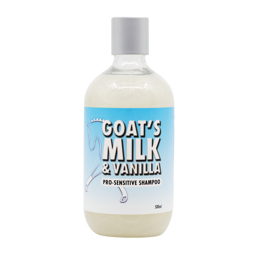 Nrg Goats Milk & Vanilla Pro-Sensitive Shampoo for Horses 500ml