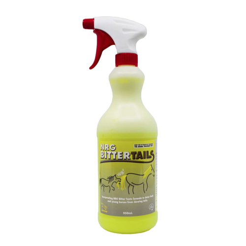 NRG Bitter Tails Repellent Spray to Deter Foals from Chewing Tails 950ml
