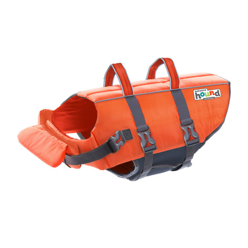Outward Hound Granby Splash Dog Life Jacket Flotation Device Orange Medium