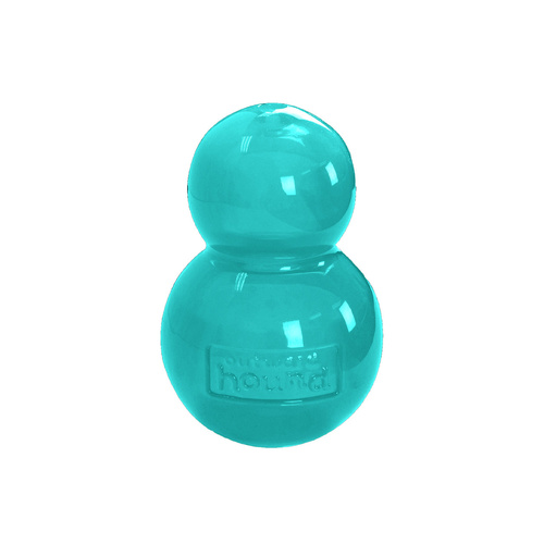 Outward Hound Double-Tuff Interactive Treat Stuffer Durable Dog Chew Toy Blue Md