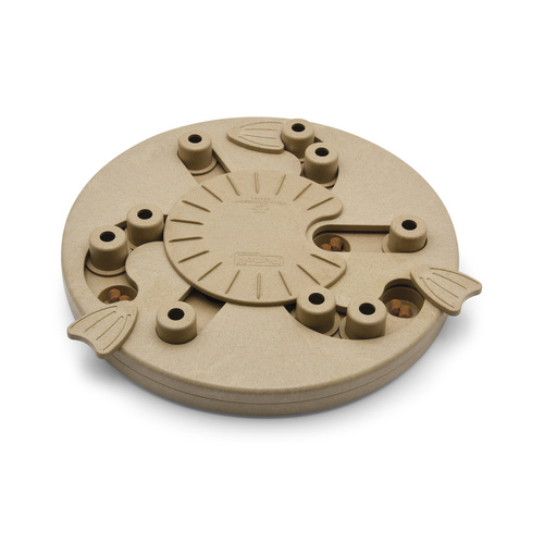 Outward Hound Nina Ottosson Dog Worker Treat Dispenser Dog Toy Composite Tan