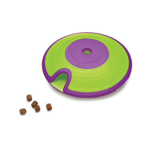 Outward Hound Nina Ottosson Dog Treat Maze Level 2 Game Dog Toy Green